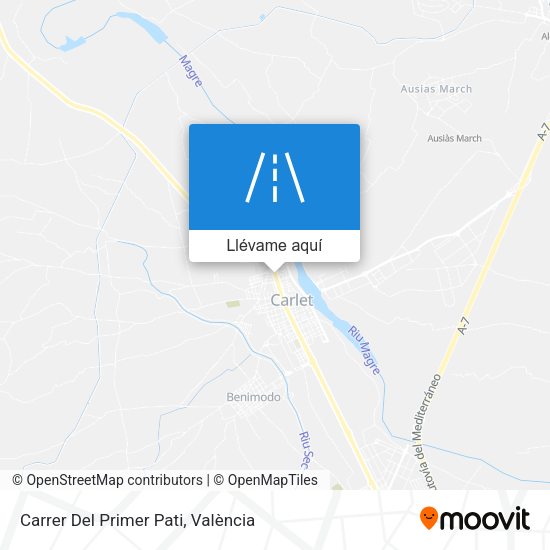 Mapa Carrer Del Primer Pati