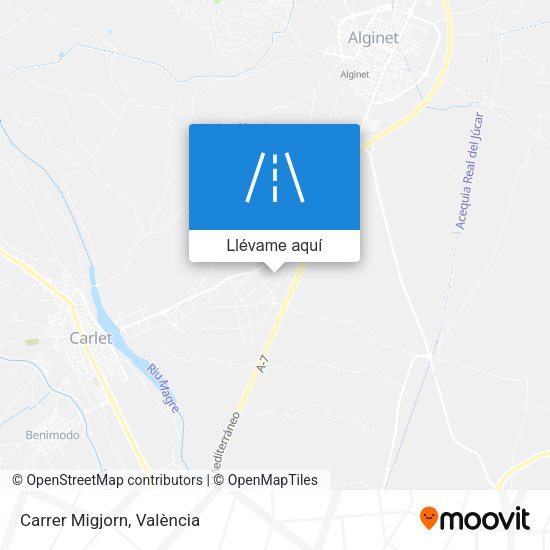 Mapa Carrer Migjorn
