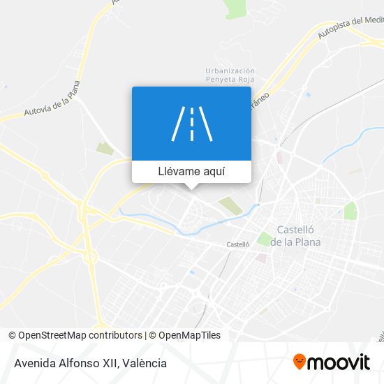 Mapa Avenida Alfonso XII