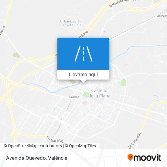 Mapa Avenida Quevedo