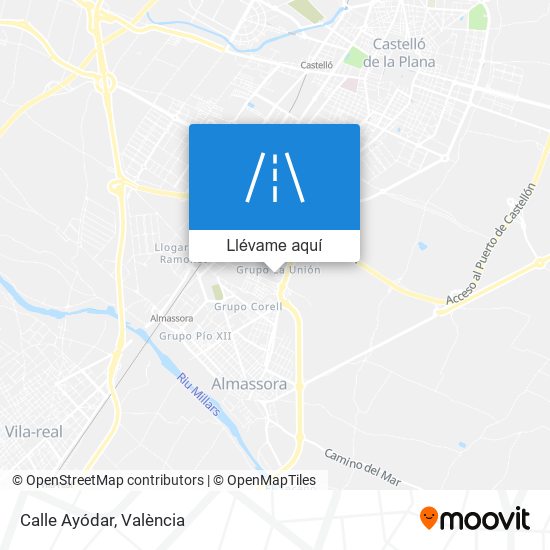 Mapa Calle Ayódar