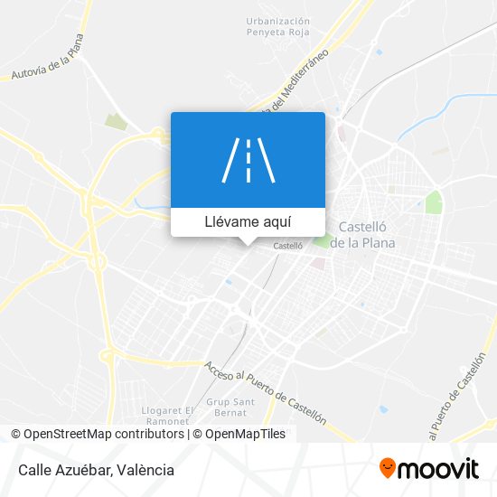 Mapa Calle Azuébar