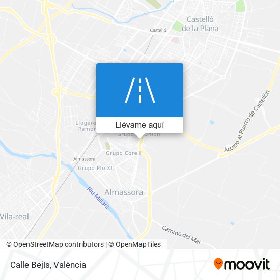 Mapa Calle Bejís