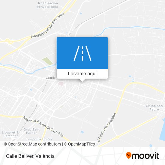 Mapa Calle Bellver