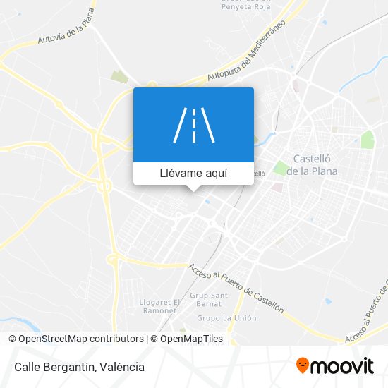 Mapa Calle Bergantín