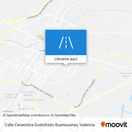 Mapa Calle Ceramista Godofredo Buenosaires