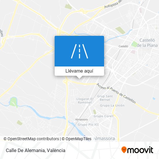 Mapa Calle De Alemania