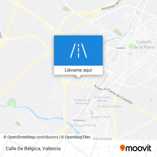 Mapa Calle De Bélgica