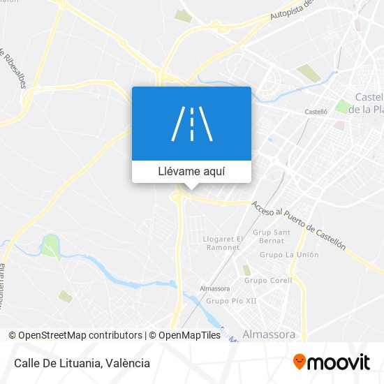 Mapa Calle De Lituania