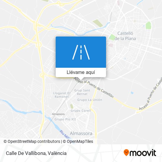 Mapa Calle De Vallibona
