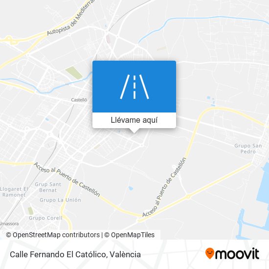 Mapa Calle Fernando El Católico