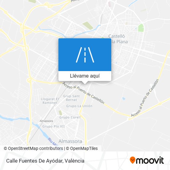 Mapa Calle Fuentes De Ayódar
