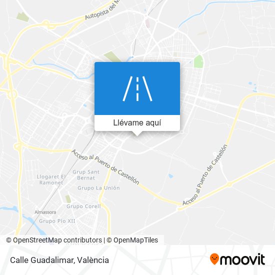 Mapa Calle Guadalimar