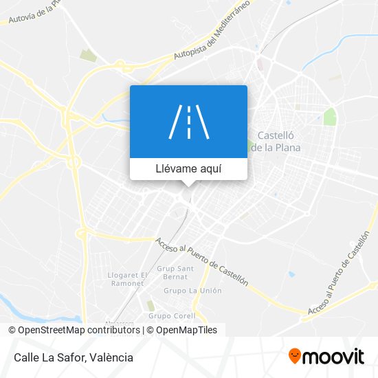 Mapa Calle La Safor