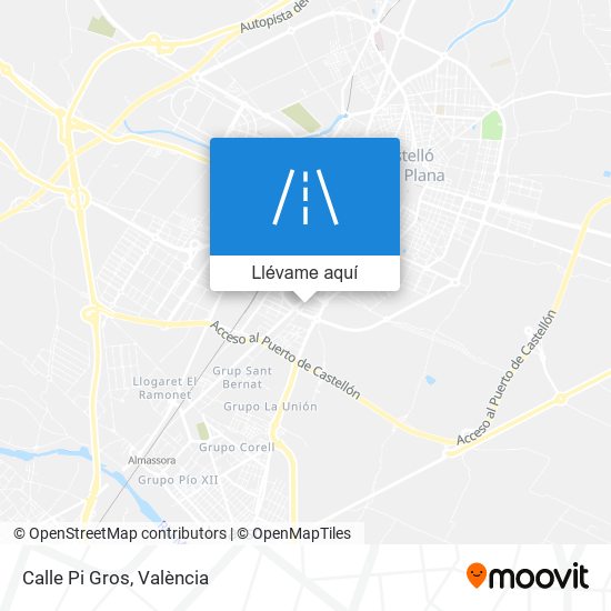Mapa Calle Pi Gros
