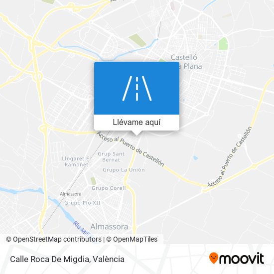 Mapa Calle Roca De Migdia
