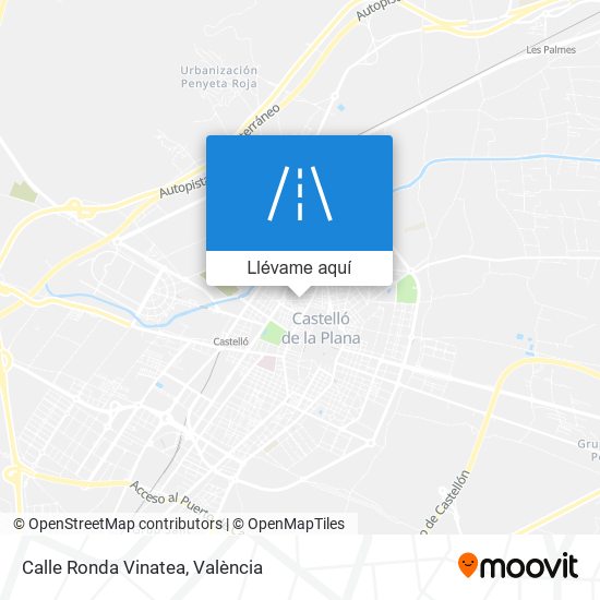 Mapa Calle Ronda Vinatea