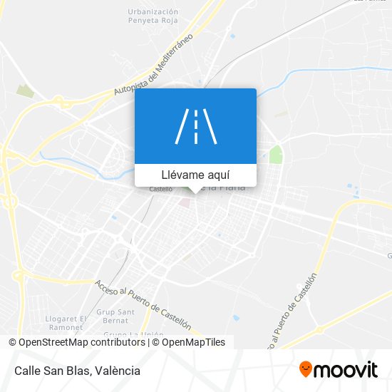 Mapa Calle San Blas