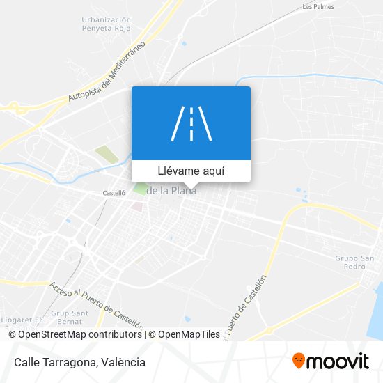 Mapa Calle Tarragona