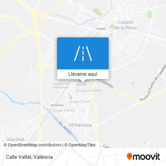 Mapa Calle Vallat