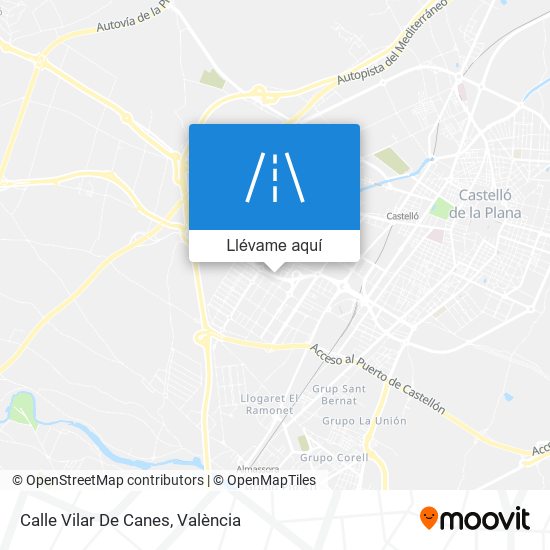 Mapa Calle Vilar De Canes