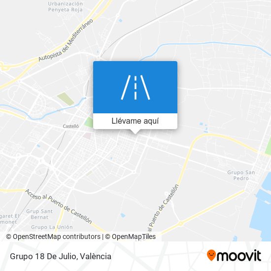Mapa Grupo 18 De Julio