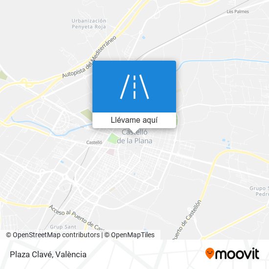 Mapa Plaza Clavé