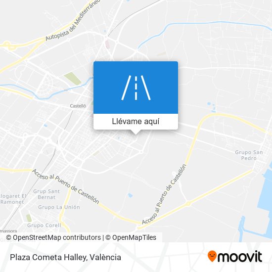 Mapa Plaza Cometa Halley