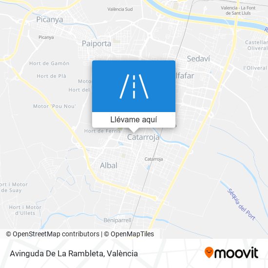 Mapa Avinguda De La Rambleta