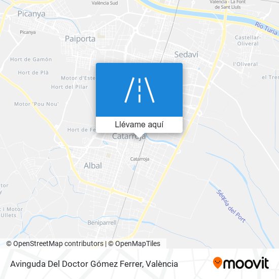 Mapa Avinguda Del Doctor Gómez Ferrer