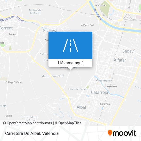 Mapa Carretera De Albal