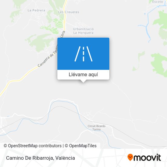 Mapa Camino De Ribarroja