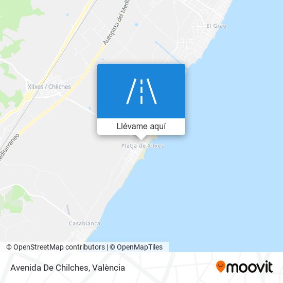 Mapa Avenida De Chilches