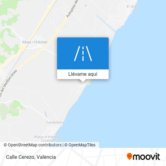 Mapa Calle Cerezo