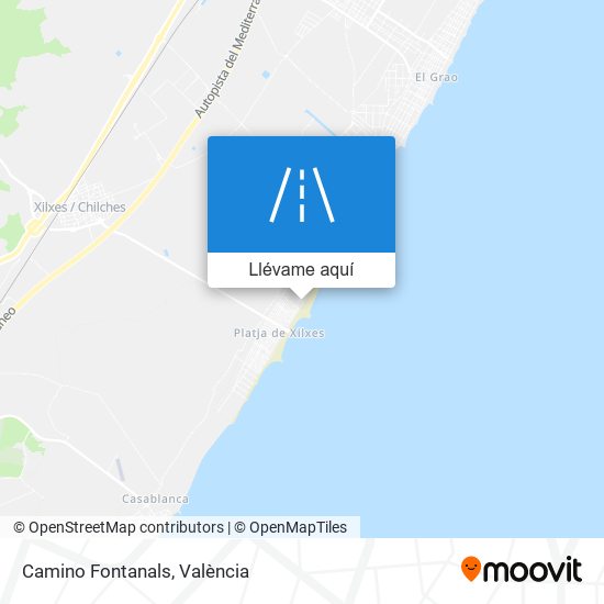 Mapa Camino Fontanals