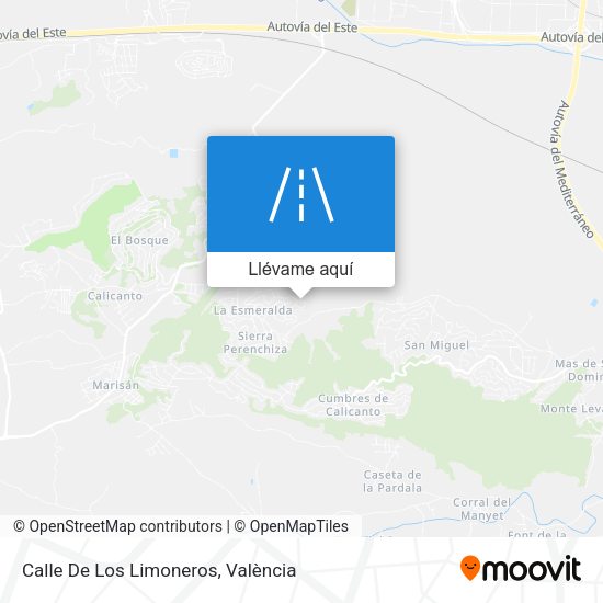Mapa Calle De Los Limoneros