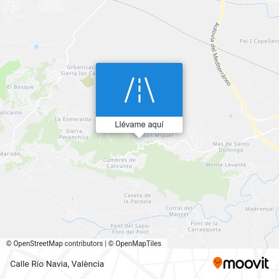 Mapa Calle Río Navia