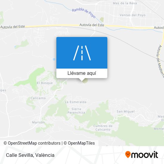 Mapa Calle Sevilla