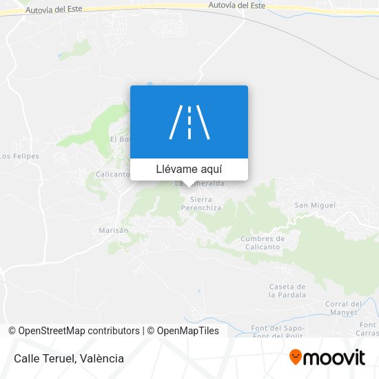 Mapa Calle Teruel