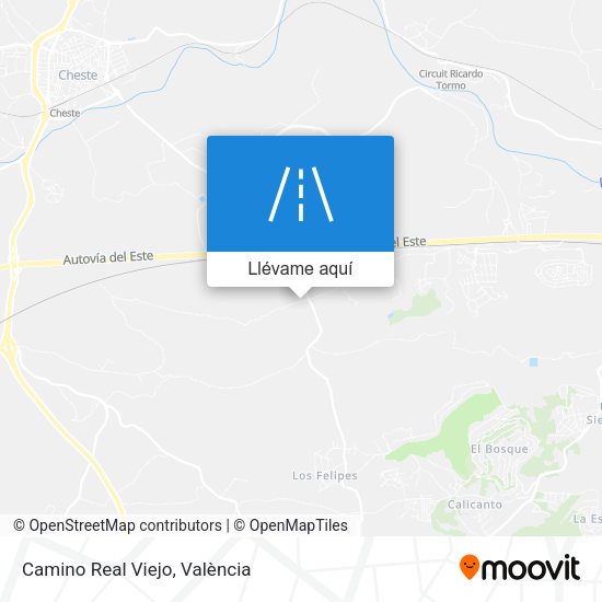 Mapa Camino Real Viejo
