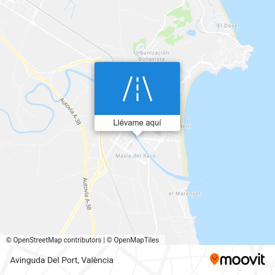 Mapa Avinguda Del Port