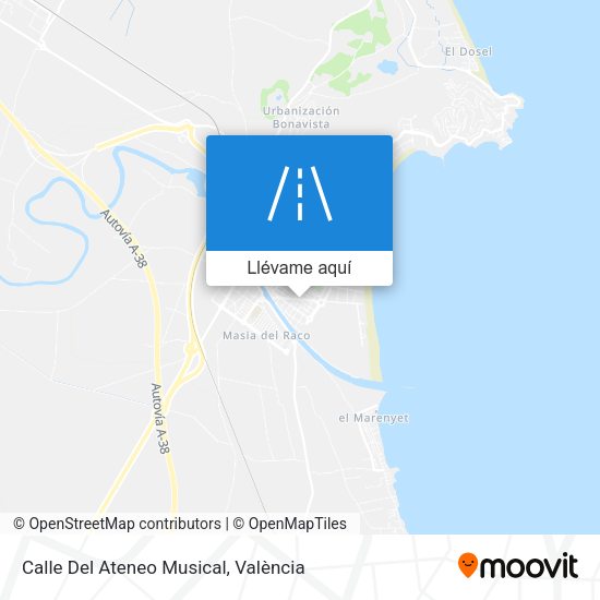 Mapa Calle Del Ateneo Musical