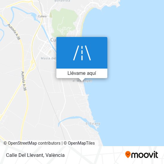 Mapa Calle Del Llevant
