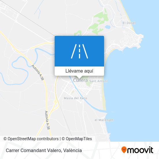 Mapa Carrer Comandant Valero