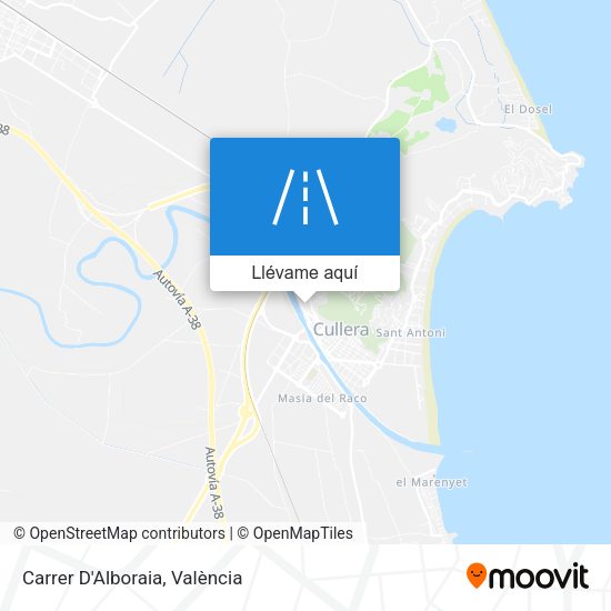 Mapa Carrer D'Alboraia