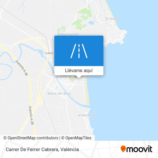 Mapa Carrer De Ferrer Cabrera