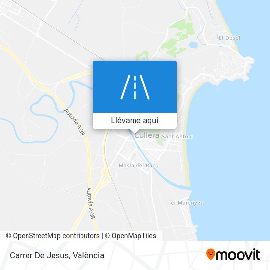 Mapa Carrer De Jesus