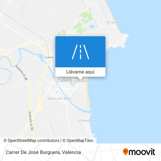 Mapa Carrer De José Burguera