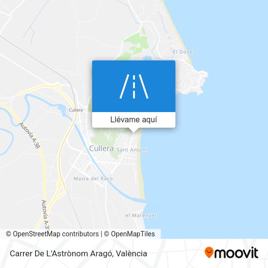 Mapa Carrer De L'Astrònom Aragó