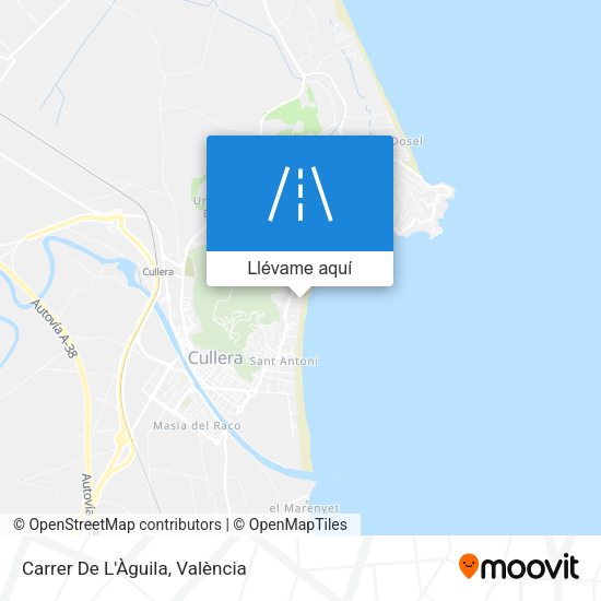 Mapa Carrer De L'Àguila